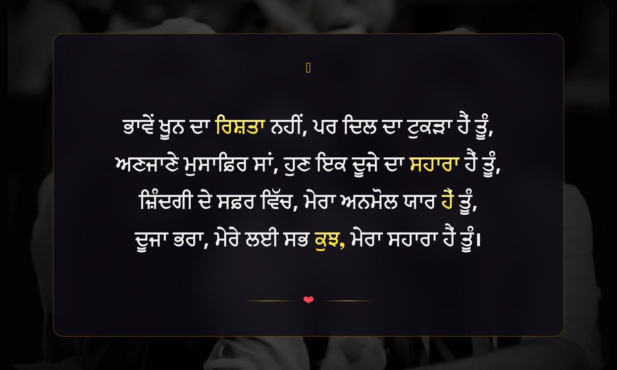 Brother From Another Mother Quotes In Punjabi